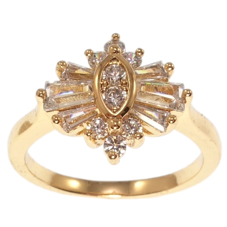 Каблучка Xuping Позолота 18K Квітка з цирконію фото №20 Каблучка Xuping Позолота 18K Квітка з цирконію фото №20