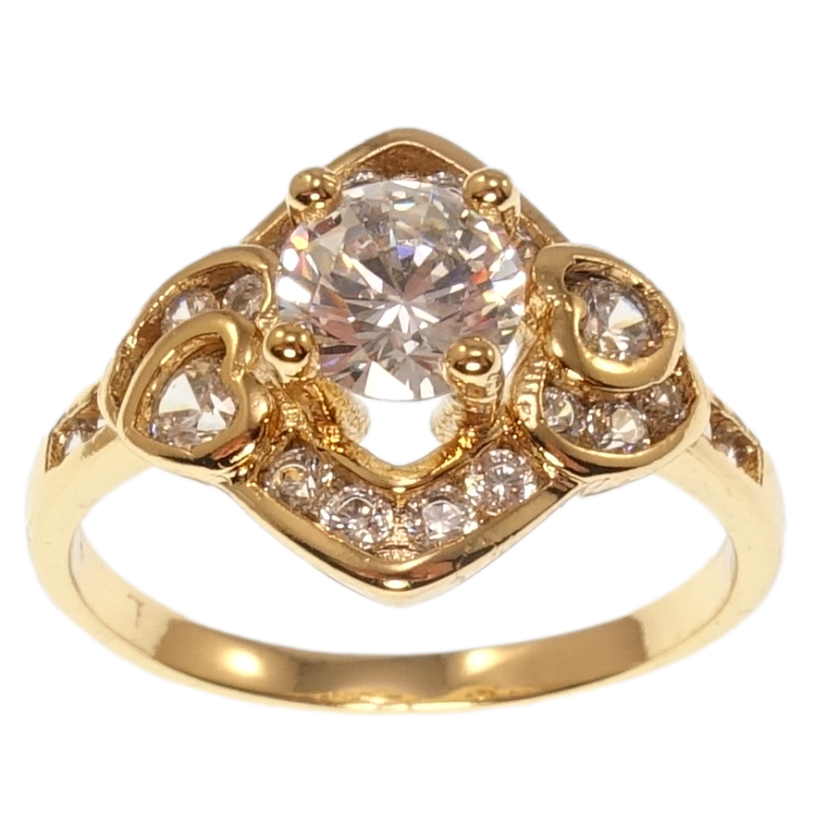 Каблучка Xuping Позолота 18K Романтизм фото №22