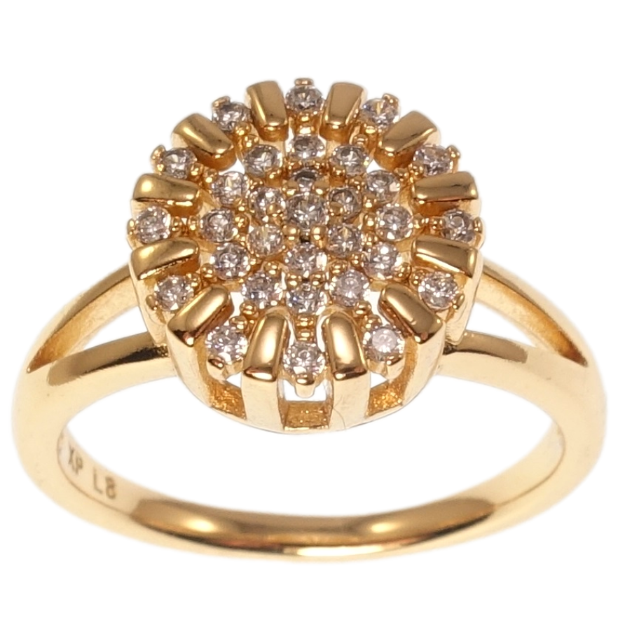 Каблучка Xuping Позолота 18K Іскристість фото №1