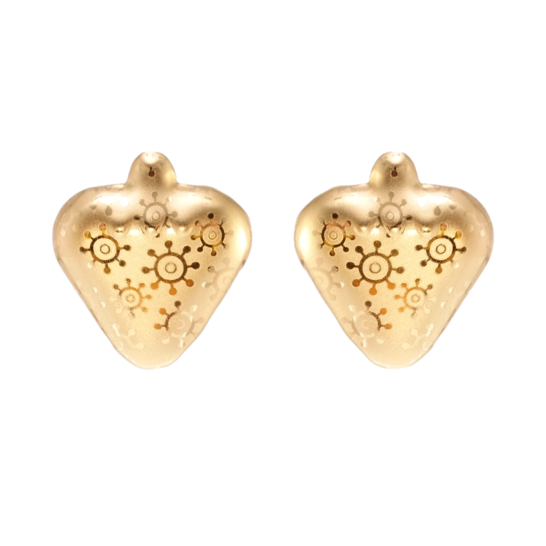 Серьги Xuping Позолота 18K пусеты Декоративный орнамент напылением фото №1