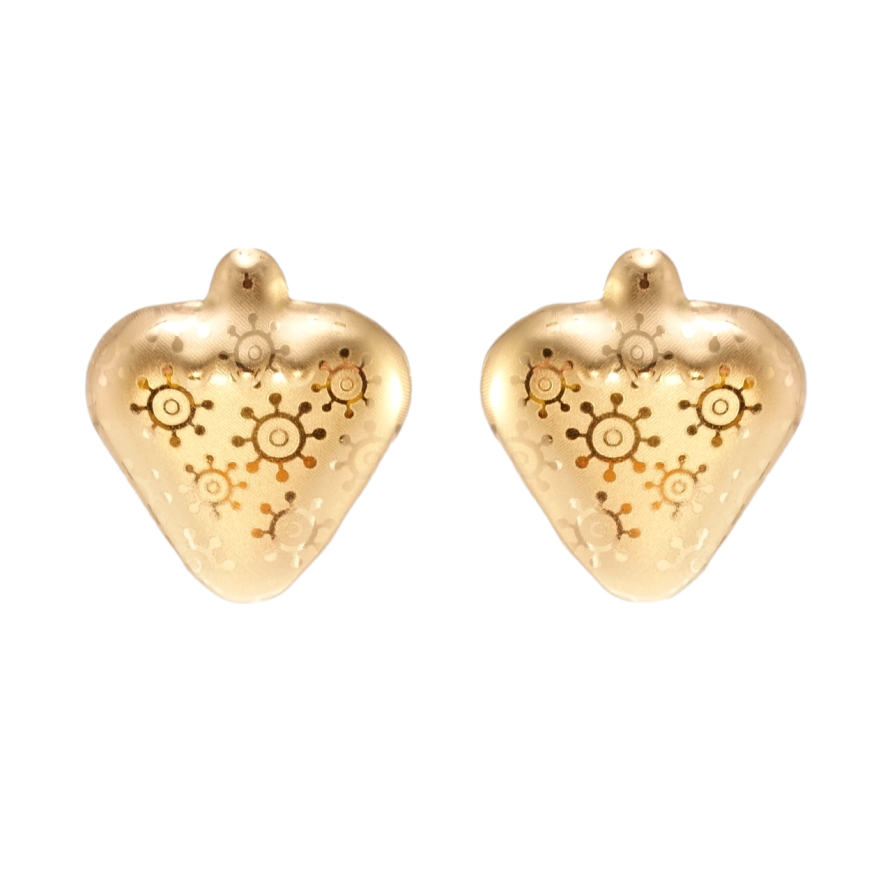 Серьги Xuping Позолота 18K пусеты Декоративный орнамент напылением фото №1