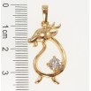 Кулон Xuping Позолота 18K Знак Східного Гороскопу Коза для ланцюжка до 6мм фото №2