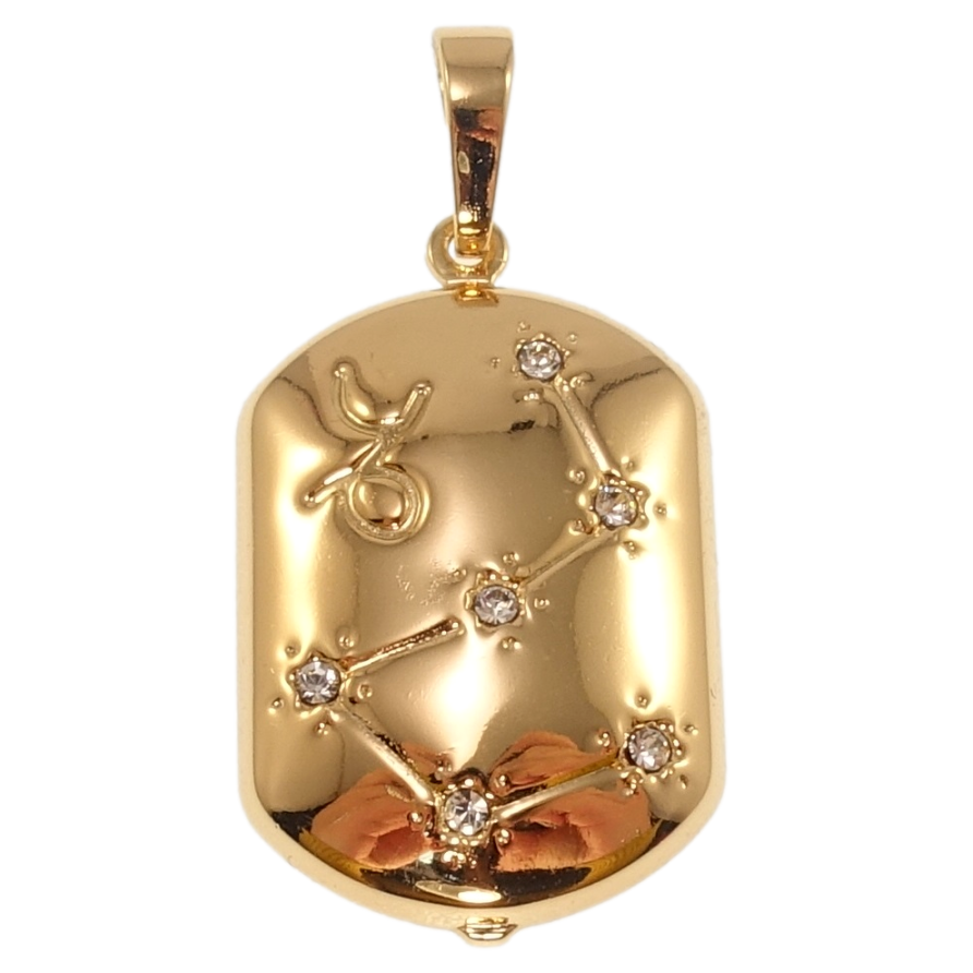 Кулон Xuping Позолота 18K Знак Зодіаку Козеріг для ланцюжка до 7мм фото №1