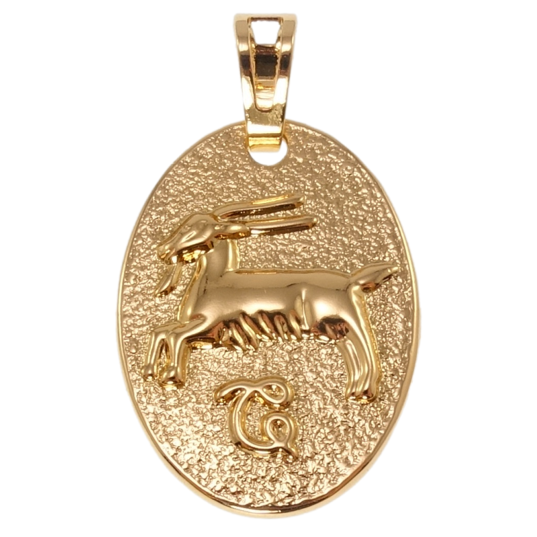 Кулон Xuping Позолота 18K Знак Зодіаку Козеріг для ланцюжка до 6мм фото №1