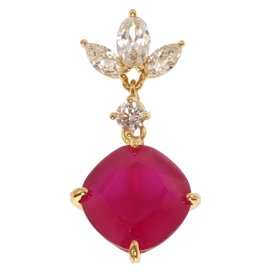 Кулон Xuping Позолота 18K Витончений блиск фіанітів для ланцюжка до 3мм фото №1