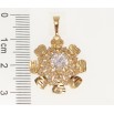 Кулон Xuping Позолота 18K Декоративный цветок с цирконием для цепочки до 5мм фото №2