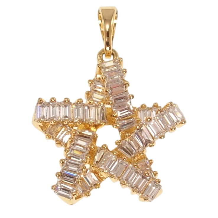 Кулон Xuping Позолота 18K Кристальна зірка для ланцюжка до 5мм фото №16
