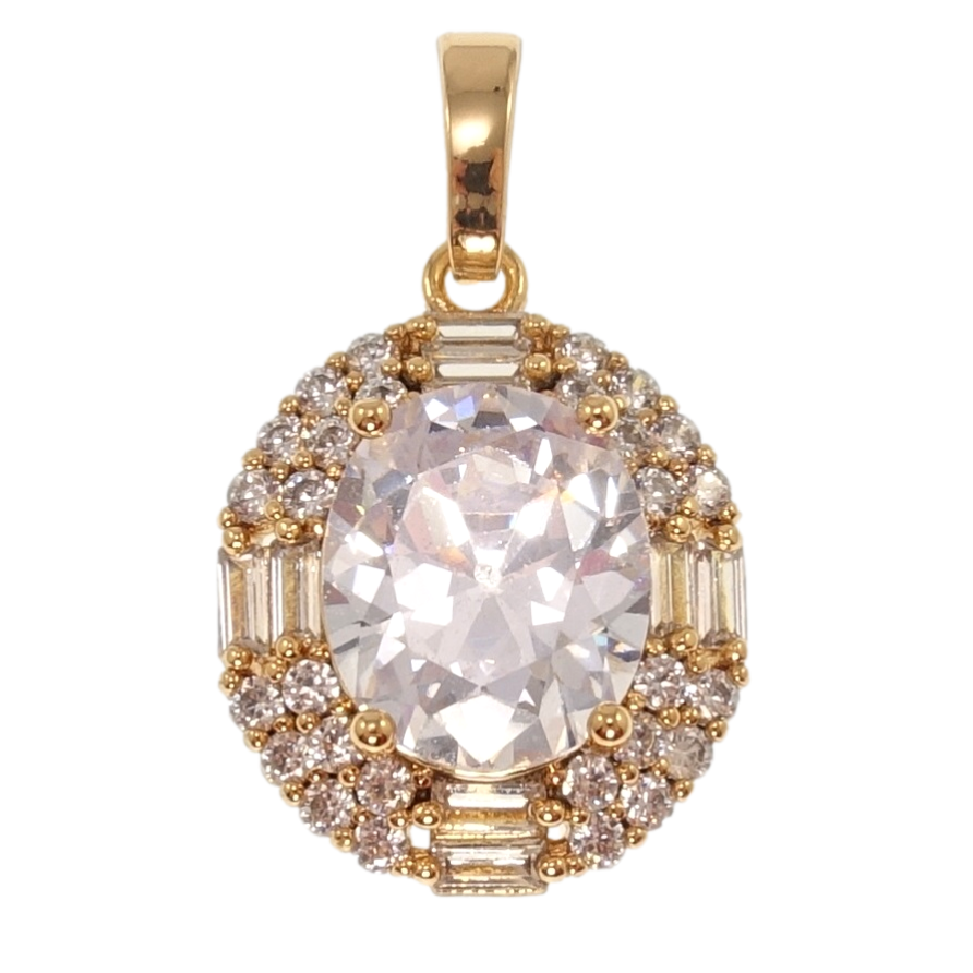 Кулон Xuping Позолота 18K Інкрустація цирконієм з фіанітом для ланцюжка до 6мм фото №1