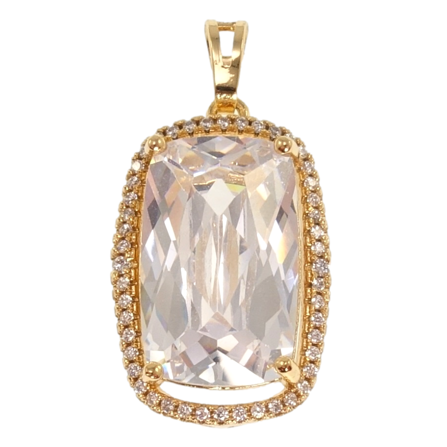 Кулон Xuping Позолота 18K Фіаніт з інкрустацією цирконієм для ланцюжка до 5мм фото №1