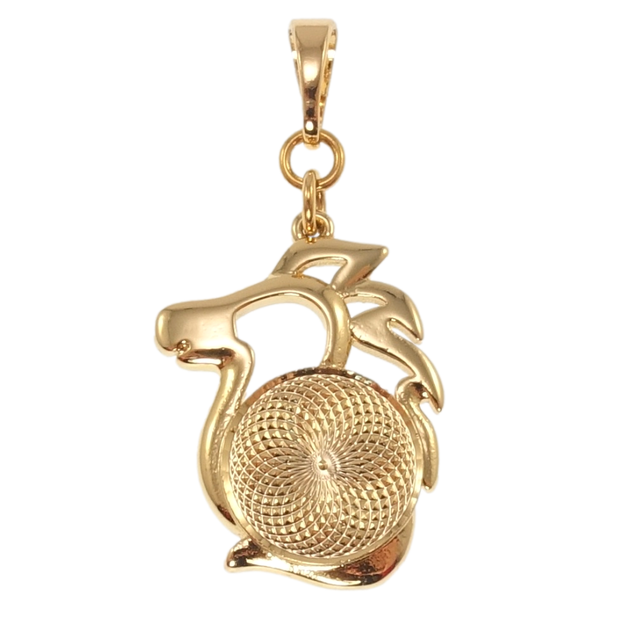 Кулон Xuping Позолота 18K Кінь для ланцюжка до 5мм фото №1 Кулон Xuping Позолота 18K Кінь для ланцюжка до 5мм фото №1