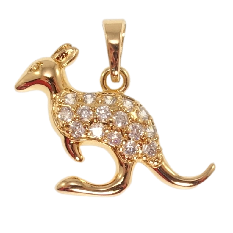 Кулон Xuping Позолота 18K Кенгуру для цепочки до 5мм фото №1