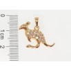 Кулон Xuping Позолота 18K Кенгуру для ланцюжка до 5мм фото №2