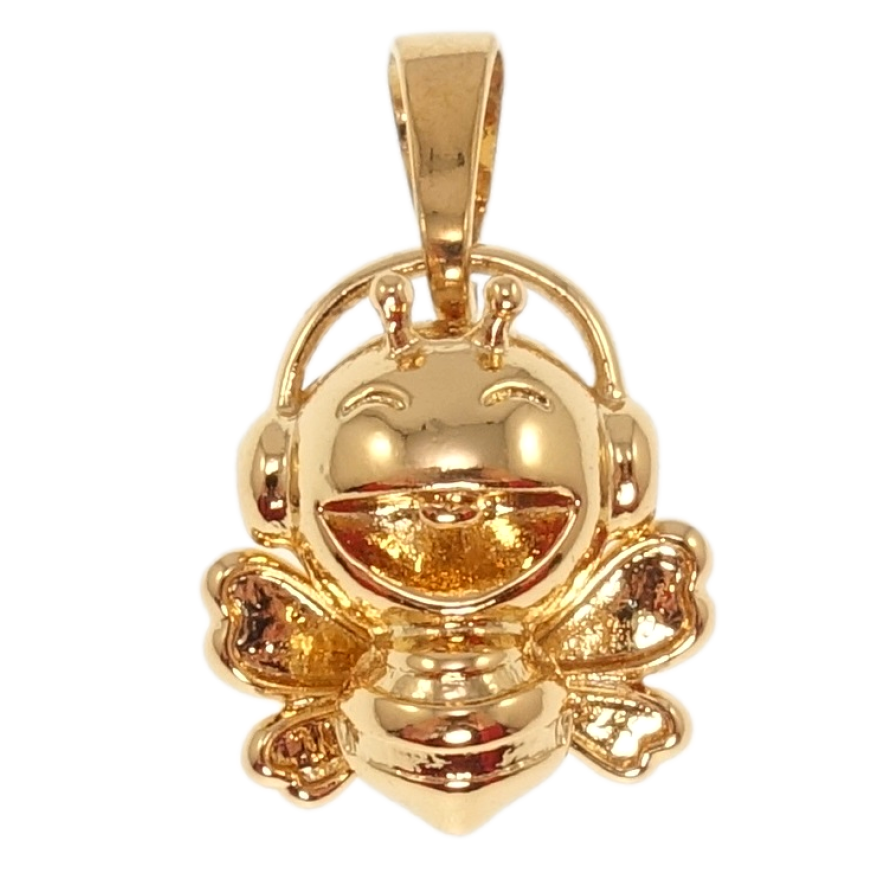 Кулон Xuping Позолота 18K Бджола для ланцюжка до 7мм фото №1