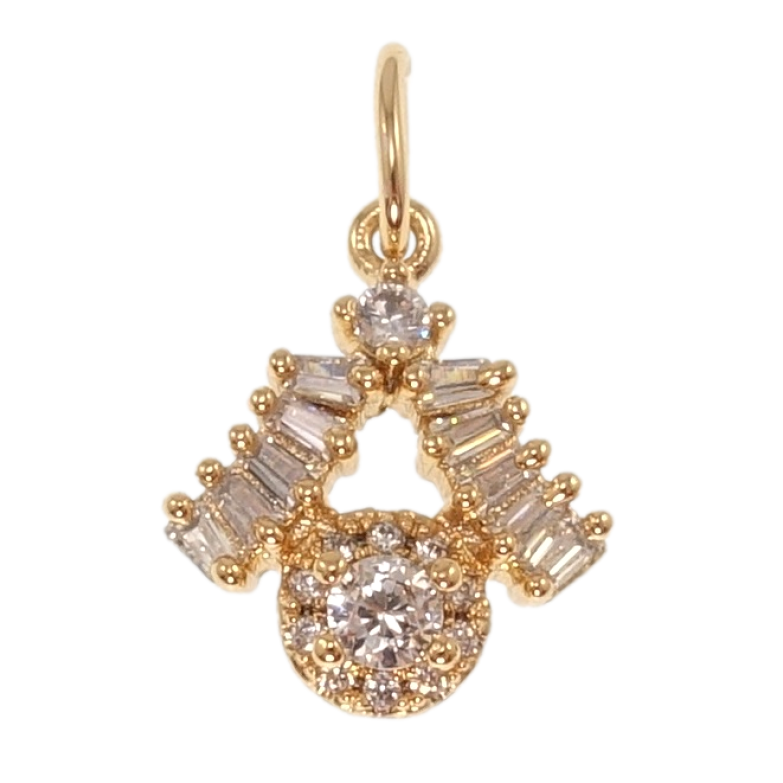 Кулон Xuping Позолота 18K Инкрустация цирконием для цепочки до 3мм фото №1