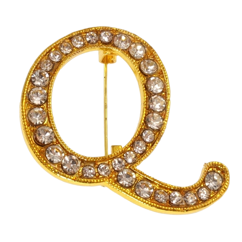 Брошка Літера Q фото №1