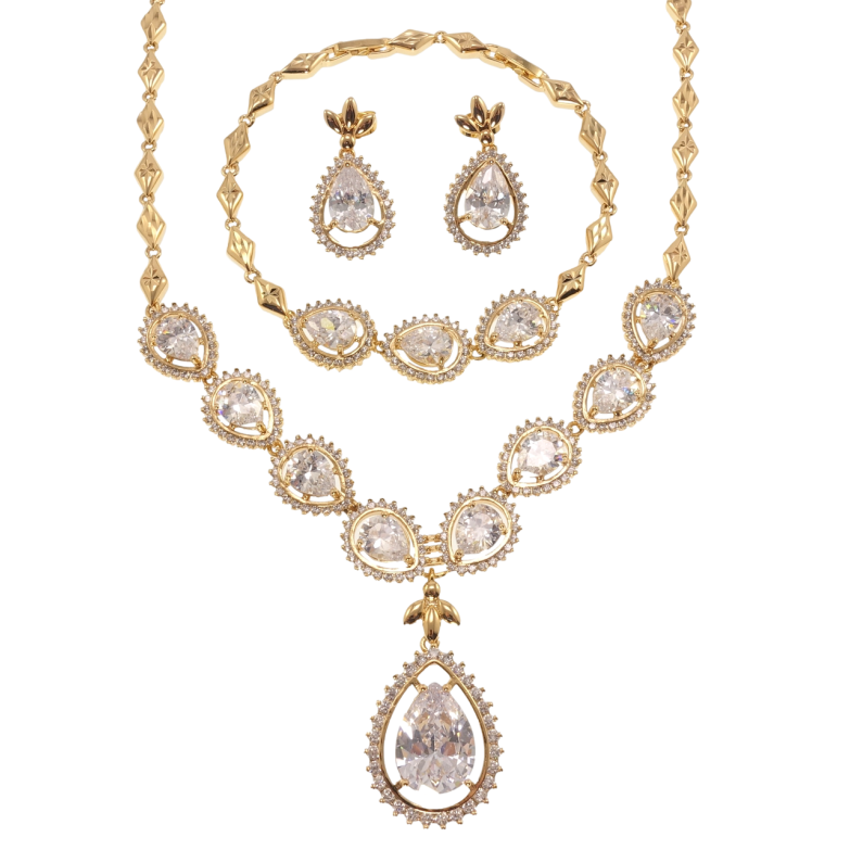 Набір Xuping Позолота 18K Сережки Кольє Браслет Богема довжина кольє 47см х 5мм; браслет 18.5,22см фото №17