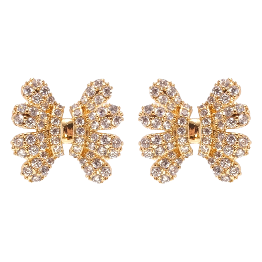 Сережки Xuping Позолота 18K пусети Інкрустація цирконієм фото №1