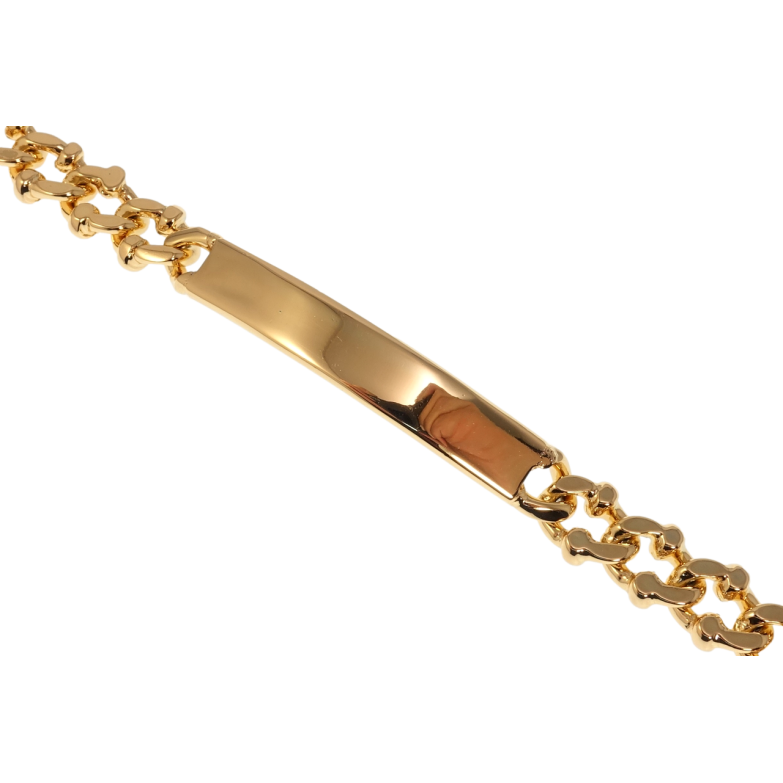 Браслет Xuping Позолота 18K Плетение Фантазийное с вставкой длина 20см х 10мм фото №1