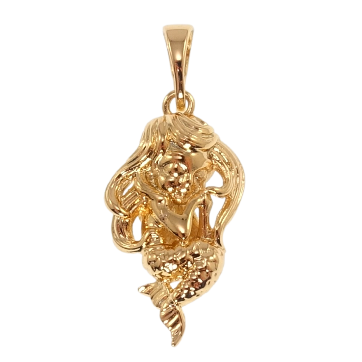 Кулон Xuping Позолота 18K Русалка для ланцюжка до 5мм фото №5
