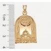 Кулон Xuping Позолота 18K Мечеть з написом Аллах для ланцюжка до 6мм фото №2 Кулон Xuping Позолота 18K Мечеть з написом Аллах для ланцюжка до 6мм фото №2