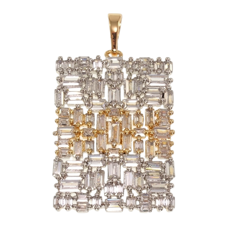 Кулон Xuping Позолота 18K + Родий Инкрустация цирконий для цепочки до 5мм фото №13