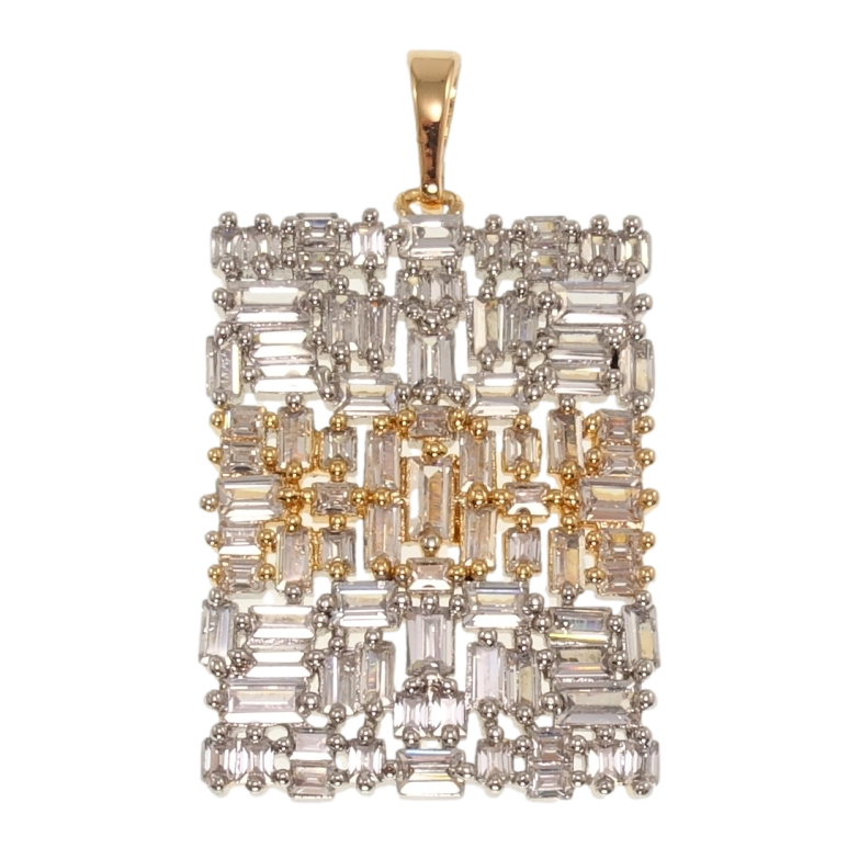 Кулон Xuping Позолота 18K+ Родій Інкрустація цирконій для ланцюжка до 5мм фото №1