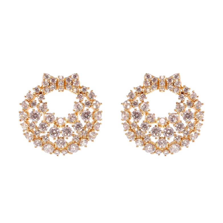 Сережки Xuping Позолота 18K пусети Інкрустація цирконієм фото №3