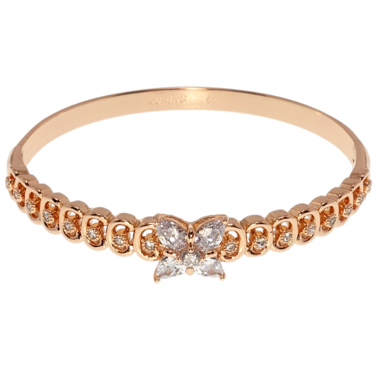 Браслет Xuping Позолота РВ Інкрустація цирконієм ø 6см фото №10