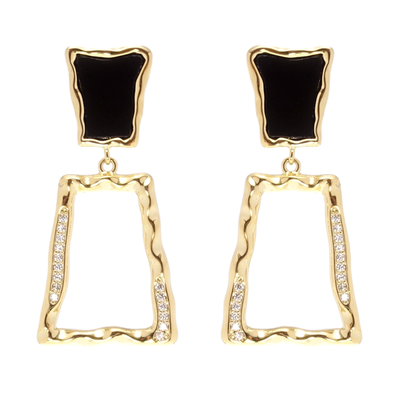 Сережки Xuping QQMM Позолота 14K пусети Фігурні підвіски фото №1