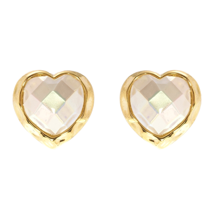 Сережки Xuping QQMM Позолота 14K пусети Сердечки з перламутровими вставками фото №24