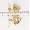 Серьги Xuping QQMM Позолота 14K пусеты Сердечки фото №2