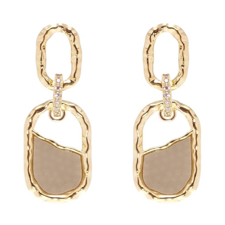 Сережки Xuping QQMM Позолота 14K пусети Декоративні підвіски фото №12