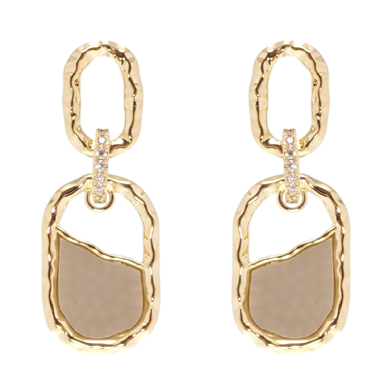 Сережки Xuping QQMM Позолота 14K пусети Декоративні підвіски фото №1