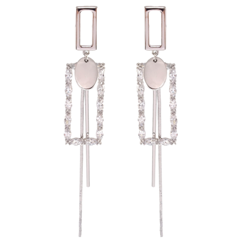 Сережки Xuping QQMM Родій пусети Декоративні підвіски фото №1