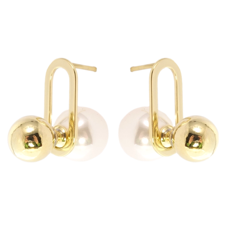 Сережки Xuping JEAN GOUJON Позолота 14K пусети Кульки фото №22