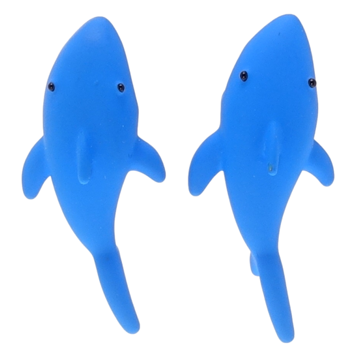 Серьги Xuping JEAN GOUJON Позолота 14K пусеты Акулы покрытие Soft-touch на одну фото №11