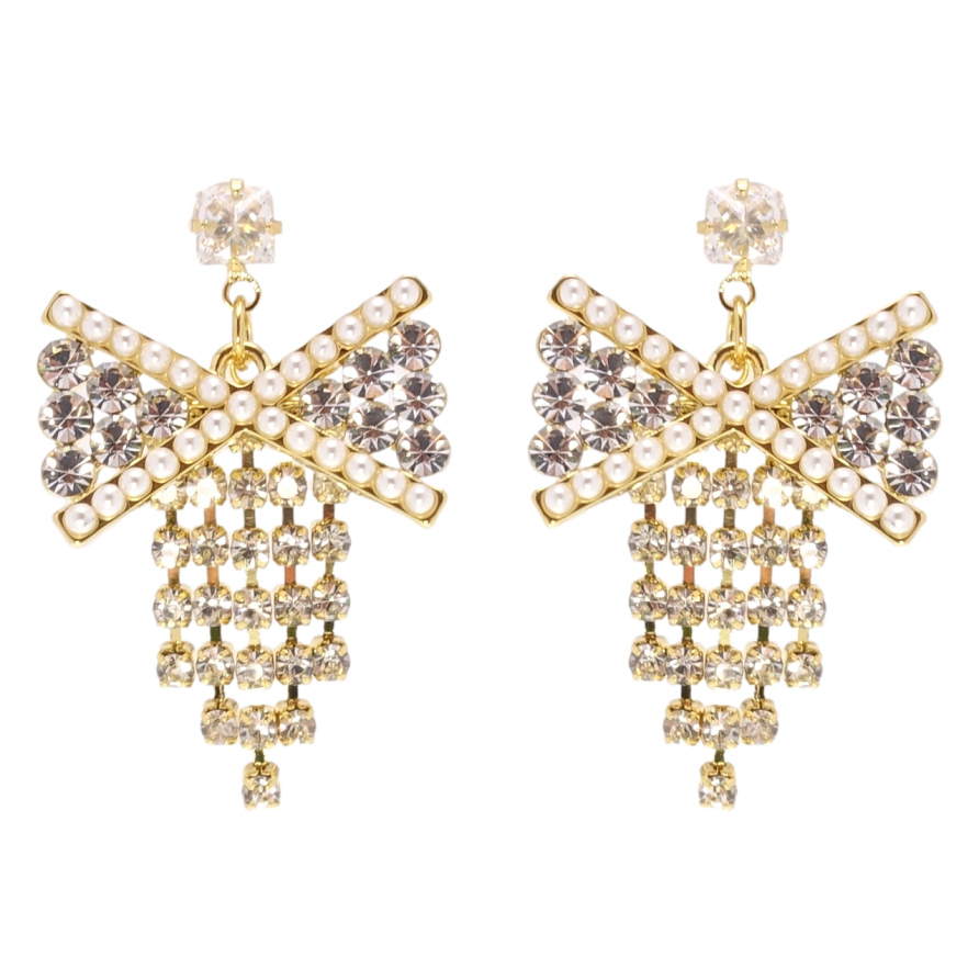 Сережки Xuping JEAN GOUJON Позолота 14K пусети Банти фото №1