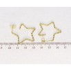 Сережки Xuping JEAN GOUJON Позолота 14K пусети Зірки фото №2
