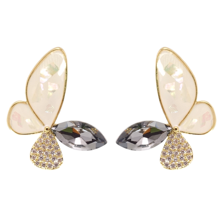 Сережки Xuping JEAN GOUJON Позолота 14K пусети Метелики фото №19