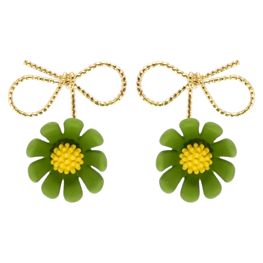 Сережки Xuping JEAN GOUJON Позолота 14K пусети Квіточки покриття Soft-touch фото №1