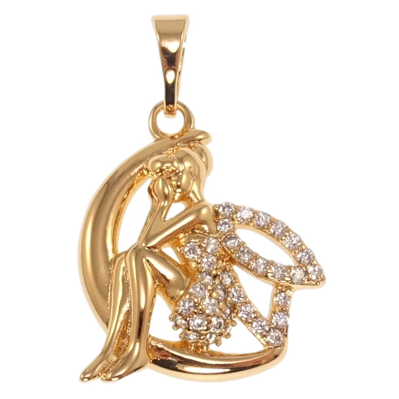 Кулон Xuping Позолота 18K Фея для ланцюжка до 5мм фото №1