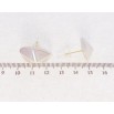 Серьги Xuping Позолота 14K пусеты Перламутровые на одну сторону фото №2