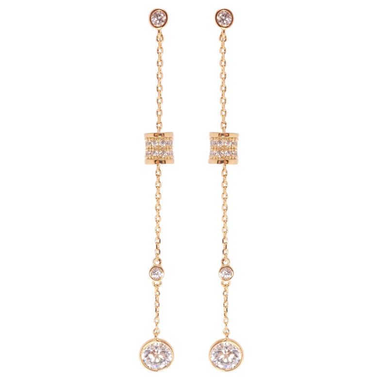 Сережки Xuping QQMM Позолота 18K пусети Декоративні підвіски фото №1