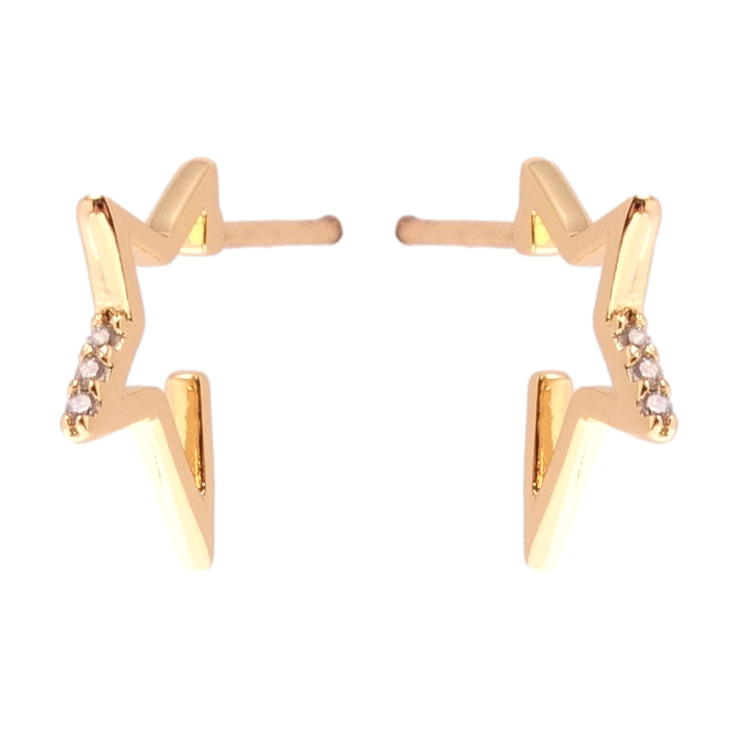 Серьги Xuping JEAN GOUJON Позолота 18K пусеты Звезды фото №4