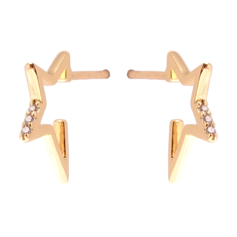 Серьги Xuping JEAN GOUJON Позолота 18K пусеты Звезды фото №1