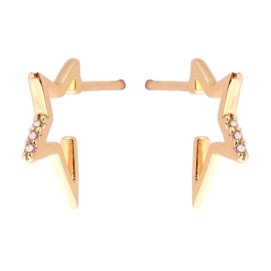 Серьги Xuping JEAN GOUJON Позолота 18K пусеты Звезды фото №1