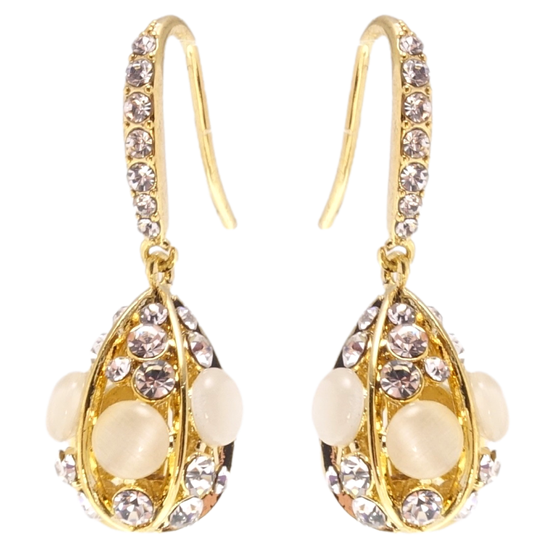 Сережки Xuping JEAN GOUJON Позолота 14K французький замок Декоративні підвіски фото №2