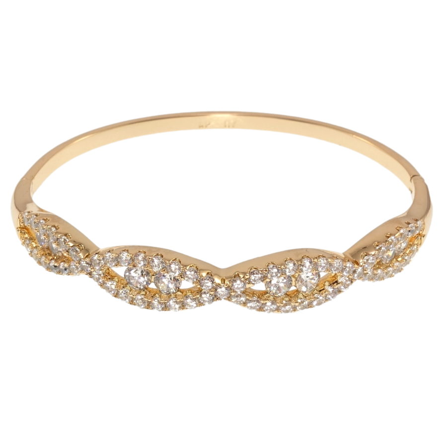 Браслети Xuping JEAN GOUJON Позолота 18K Інкрустація цирконієм ø 5,7см фото №1