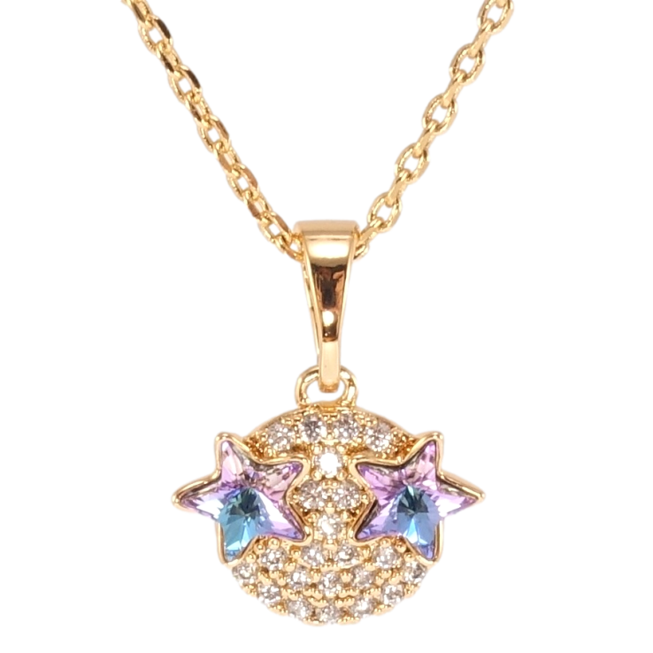 Кулон Xuping колір 18K з кр-ми Swarovski на ланцюжку Зірки кристали Paradise Shine довжина 39-44см х 1мм фото №17