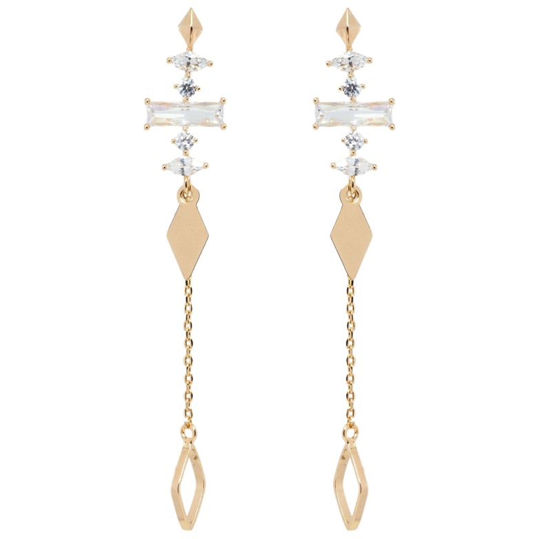 Серьги Xuping Позолота 18K пусеты Декоративные подвески фото №1